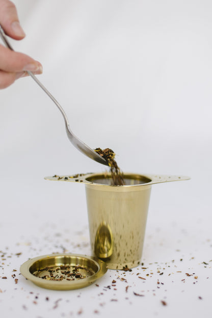 Loose Leaf Tea Infuser - Premium Stainless Steel Strainer for Herbal Tea