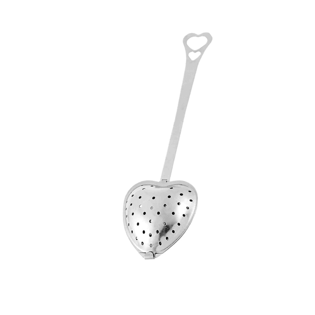 Heart-Shaped Tea Infuser Spoon - Stainless Steel Loose Leaf Steeper