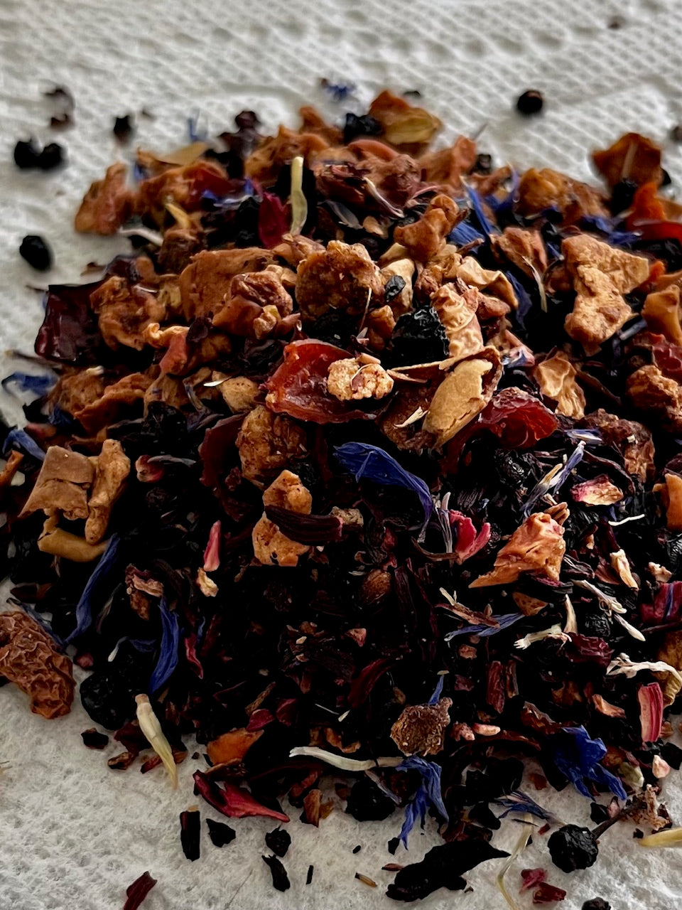 Blueberry Bliss herbal tea blend - loose leaf with hibiscus and rose hips