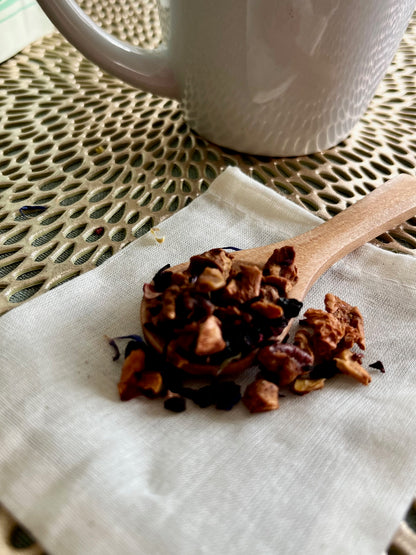 Blueberry Bliss caffeine-free herbal tea - loose leaf ready to brew