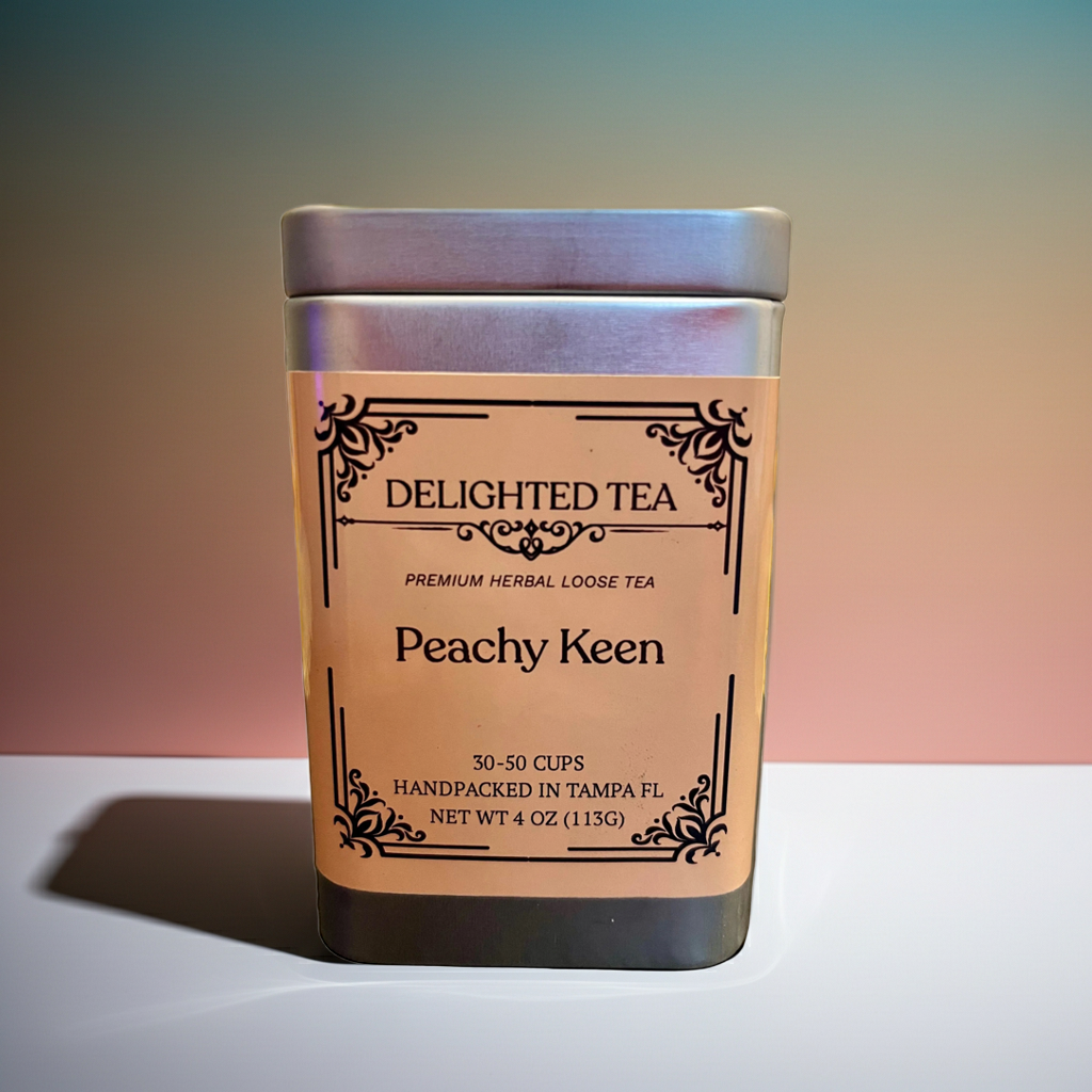 Peachy Keen Fruit Infusion Tea - Premium Loose Leaf Herbal Blend