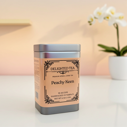 Peachy Keen Fruit Infusion Tea - Premium Loose Leaf Herbal Blend
